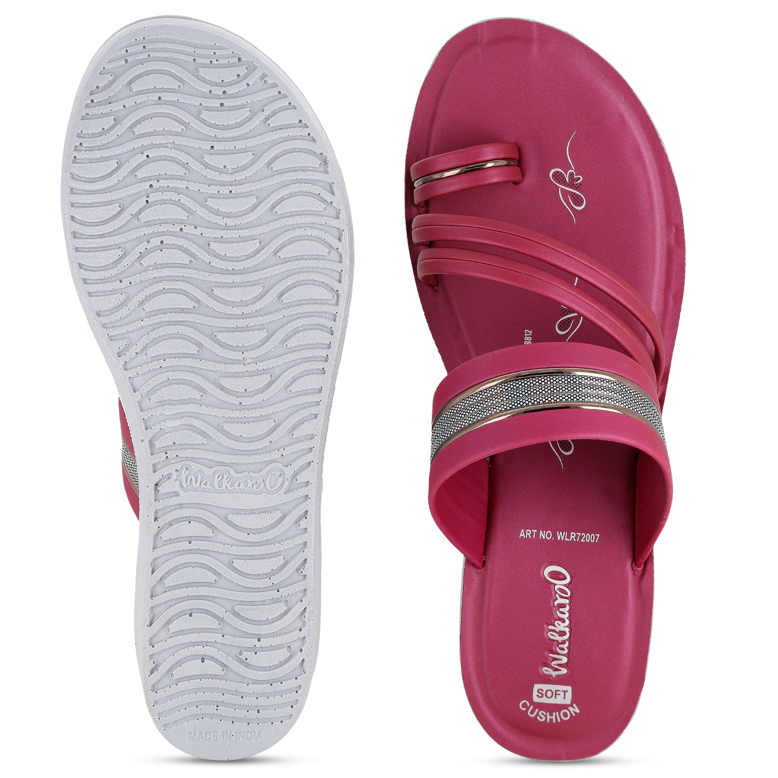 Women's Wedge Heel Sandals  - WLR72007 Maroon