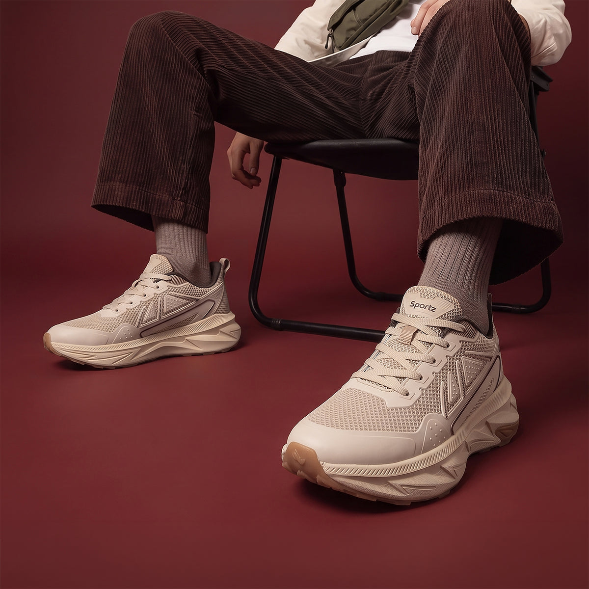 Men's Sports Shoes - ONG97017 Beige