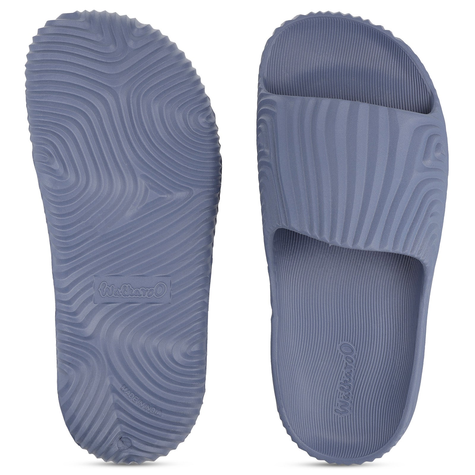 Men's Flip Flop Sliders  - WC8769 Cool Grey