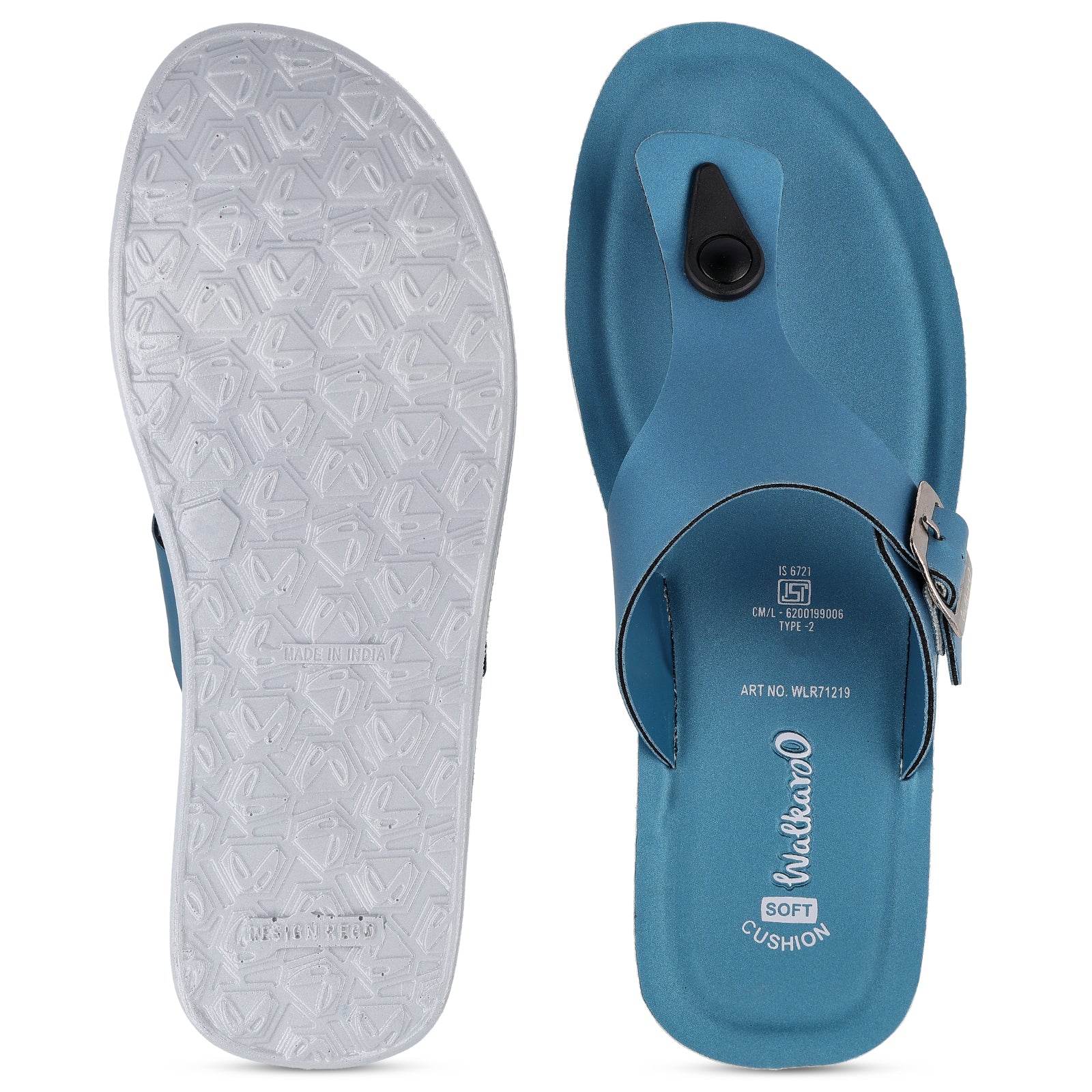 Women's Daily Wear Sandals - WLR71219 Peacock Blue