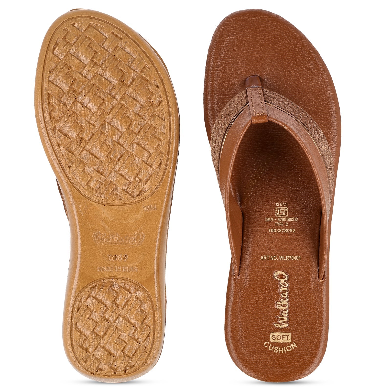 Women's Daily wear Sandal - WLR70401 Brown