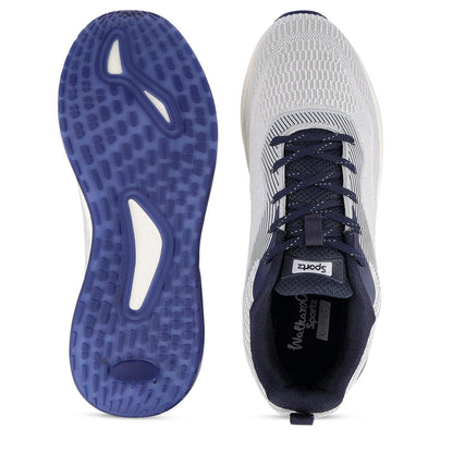 VORTIZ Men's Lace-up Walking Shoe - WS9140 Light Grey