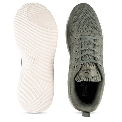 Walkaroo Men walking  Shoes - WS9546 Olive Green