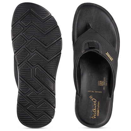 Men's Daily Wear V-Strap Sandals - WE1025 Black