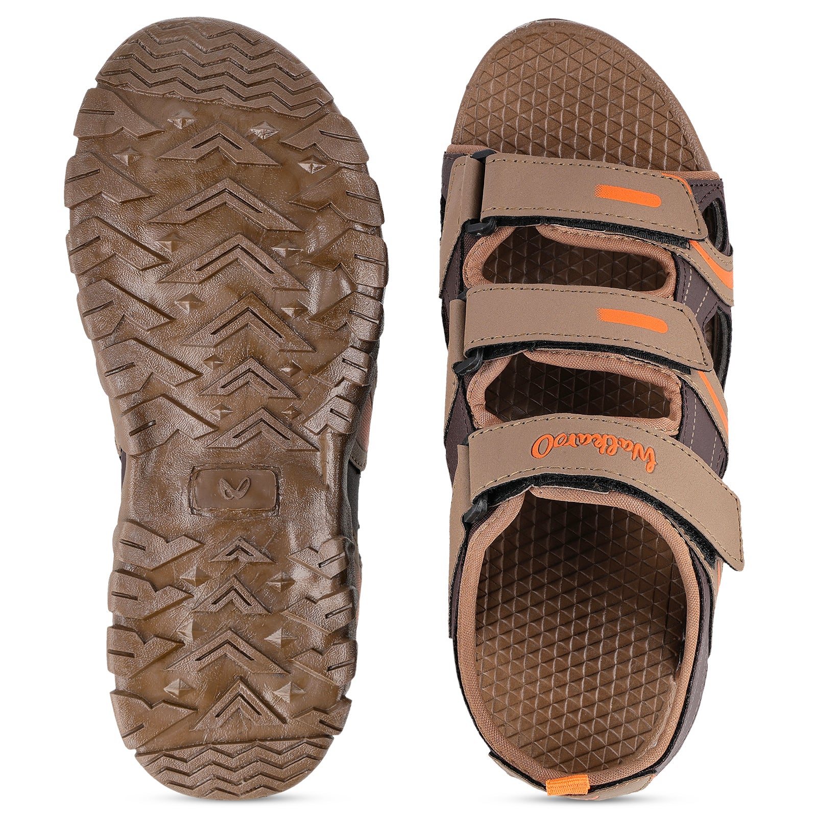 Men's Sports Sandals - WC4484 Brown Orange