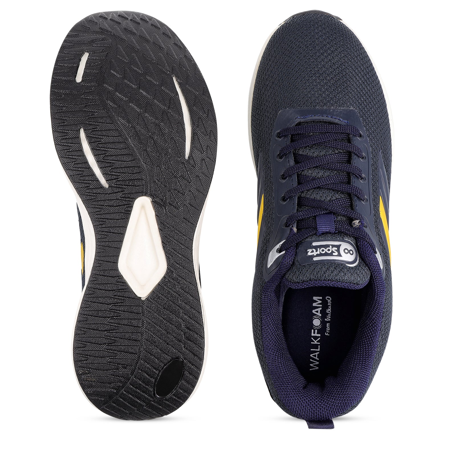 Men's Lace-up Sports Shoe - WS9627 Navy Blue