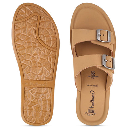 Women's Daily Wear Sandals  - WL7554 Beige
