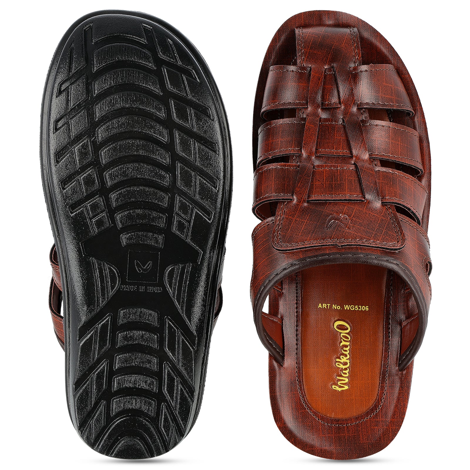 Men's Fisherman Sandals  - WG5306 Brown