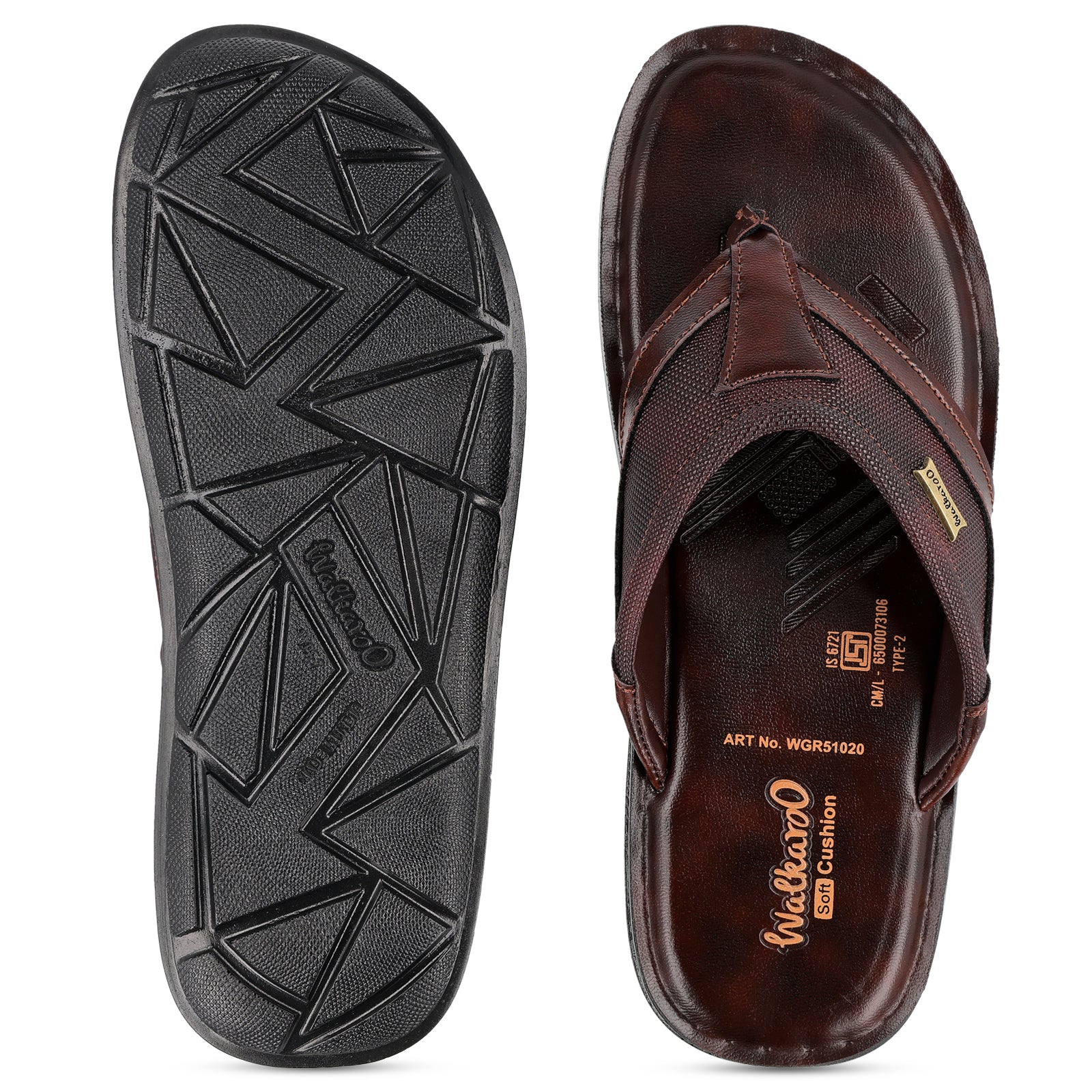 Men's Daily Wear Comfort Sandals - WGR51020 Brown