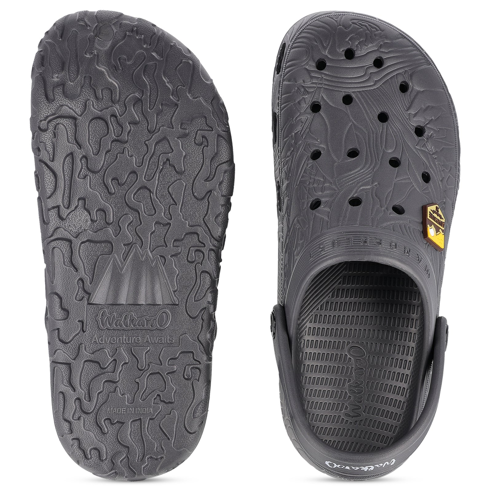 Men's Clogs  - WC8801 Dark Grey