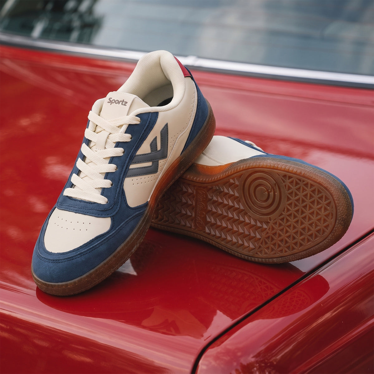 Men's Retro Casuals - ONG97005 Blue Beige