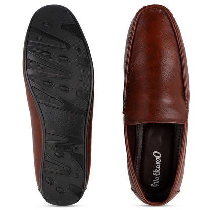 Men's Loafer Formal Shoes - WF6018 Brown