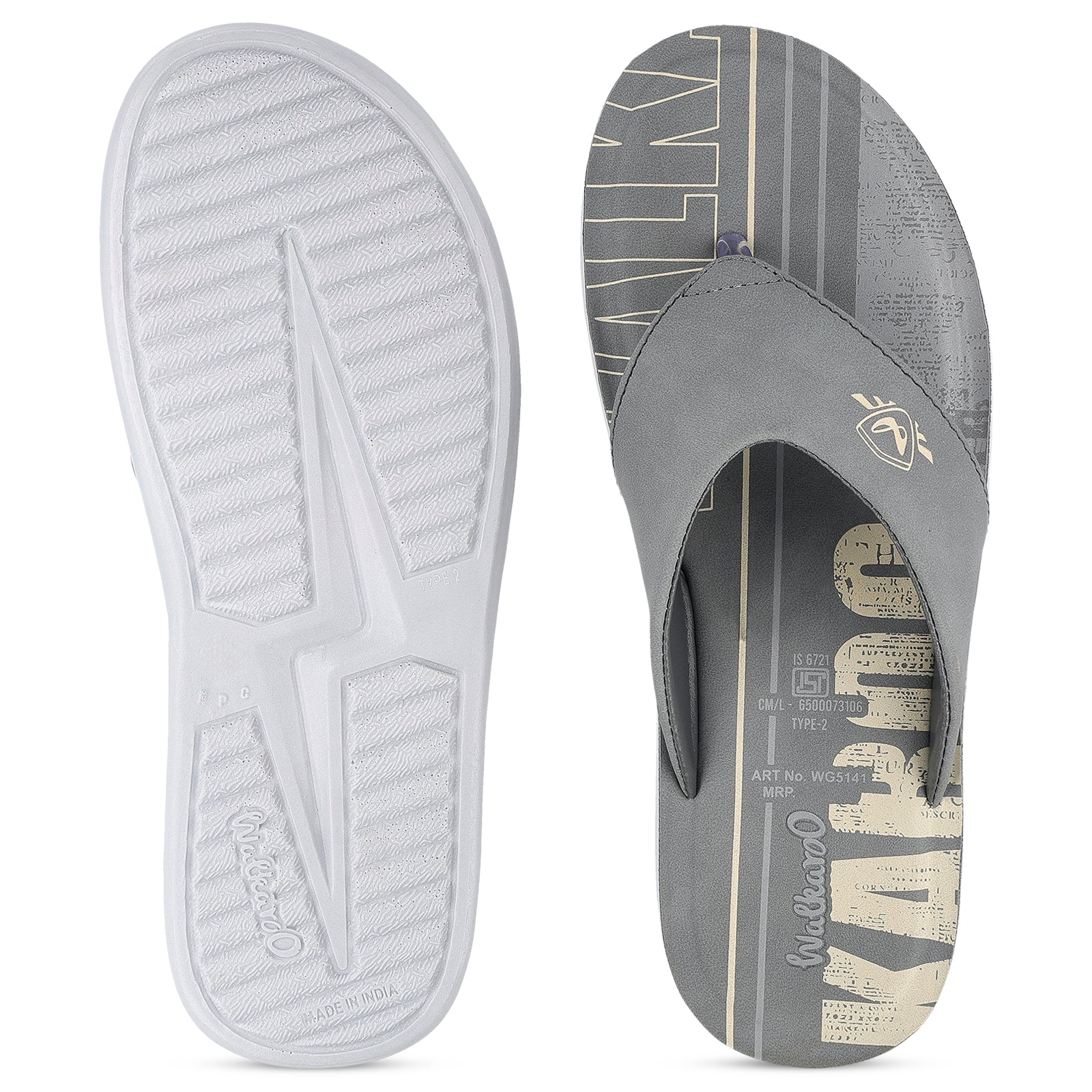 Men's Daily Wear Sandals  - WG5141 Grey
