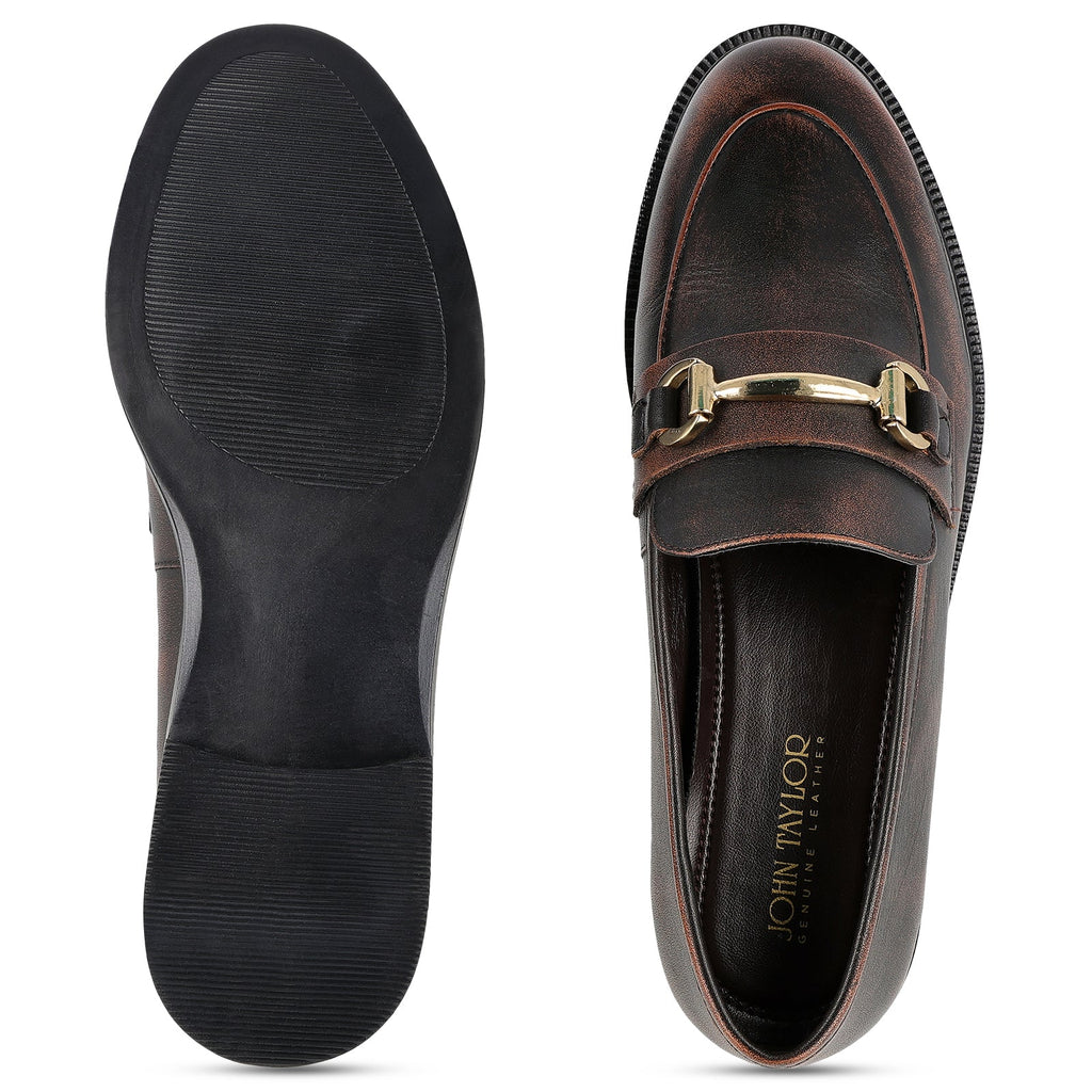 JOHN TAYLOR Leather Formal Womens Shoes - JT97514 - Walkaroo Footwear