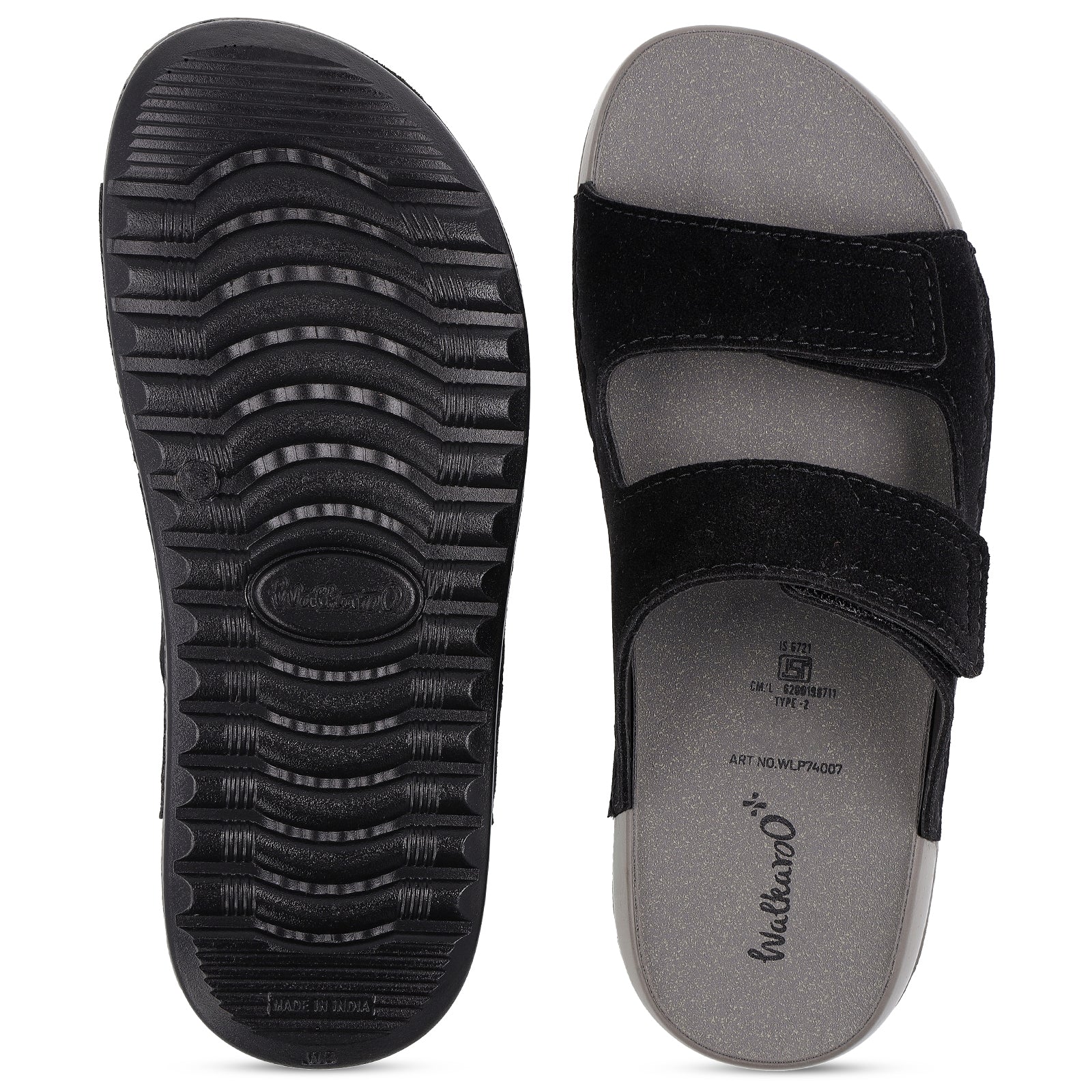 Women's Daily Wear Comfort Sandals - WLP74007 Black