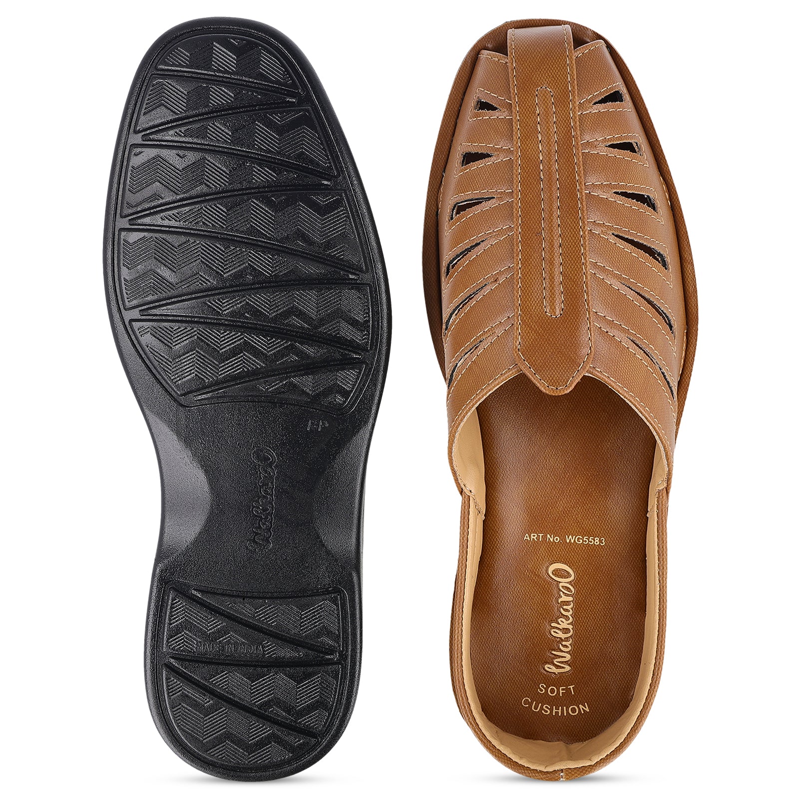 Men's Mojaris Sandals  - WG5583 Camel