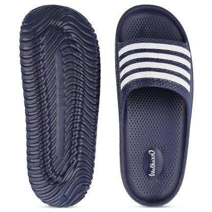 Walkaroo Men's Sliders  - WC8762 Dark Blue