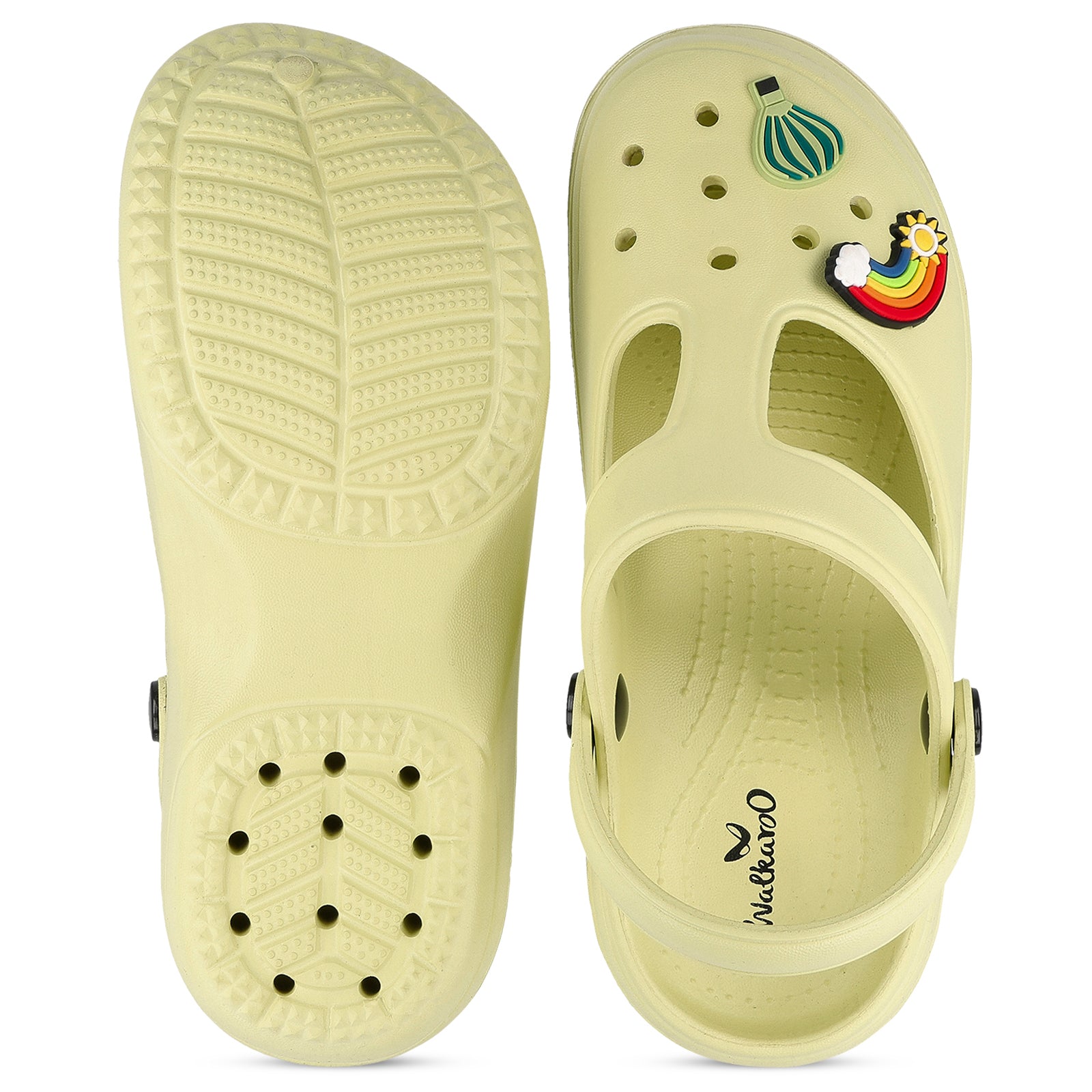 Walkaroo Womens Clogs  - WC8912 Pista Green