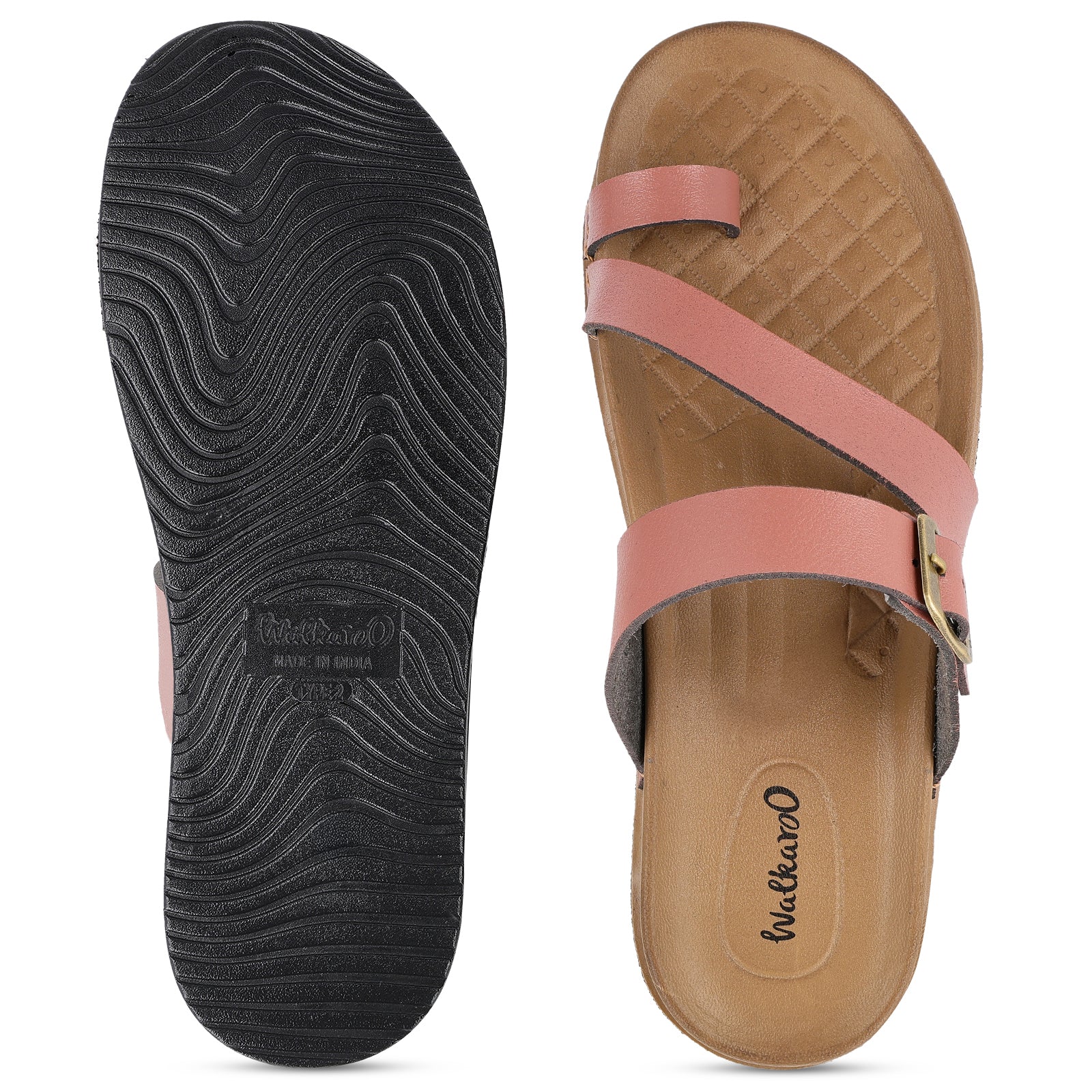 Women's Daily Wear Comfort Sandals - WE2503 Peach