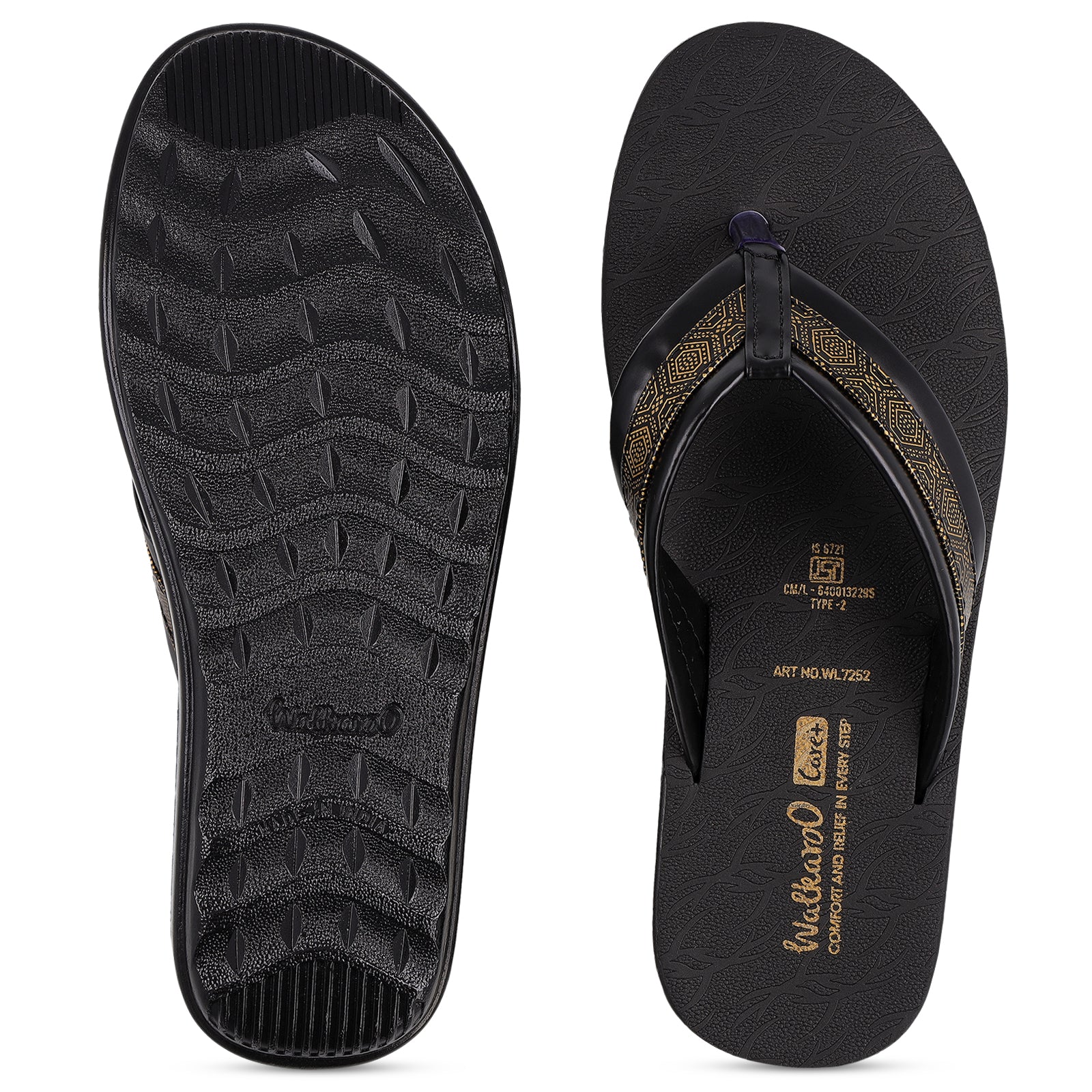 Women's Daily Wear Sandal  - WL7252 Black