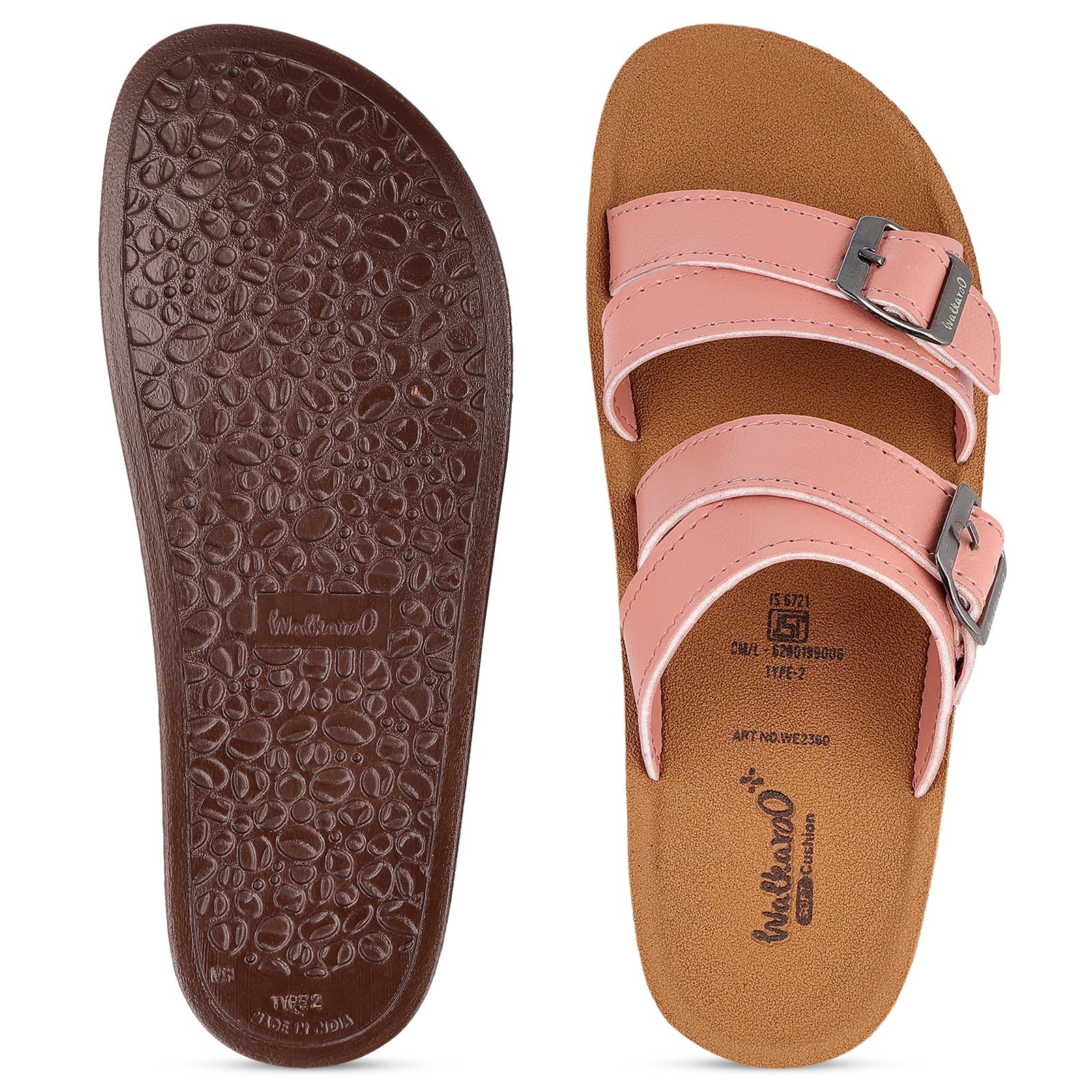 Women's Daily Wear Sandals - WE2360 Peach