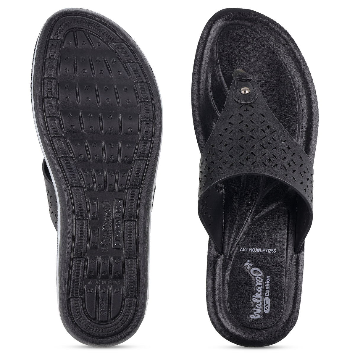 Women's Daily Wear Sandal -WLP71255 Black