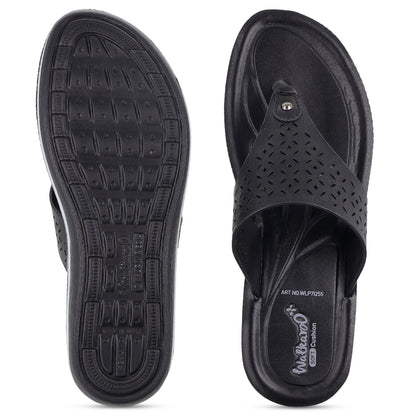 Women's Daily Wear Sandal -WLP71255 Black
