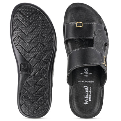 Men's Daily Wear Sandals - WGR53041 Black