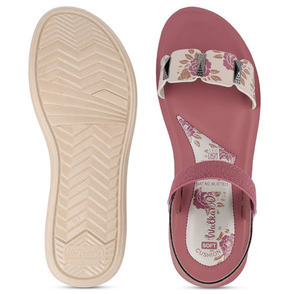 Women's Daily Wear Sandals - WLR77035 Dusty Rose