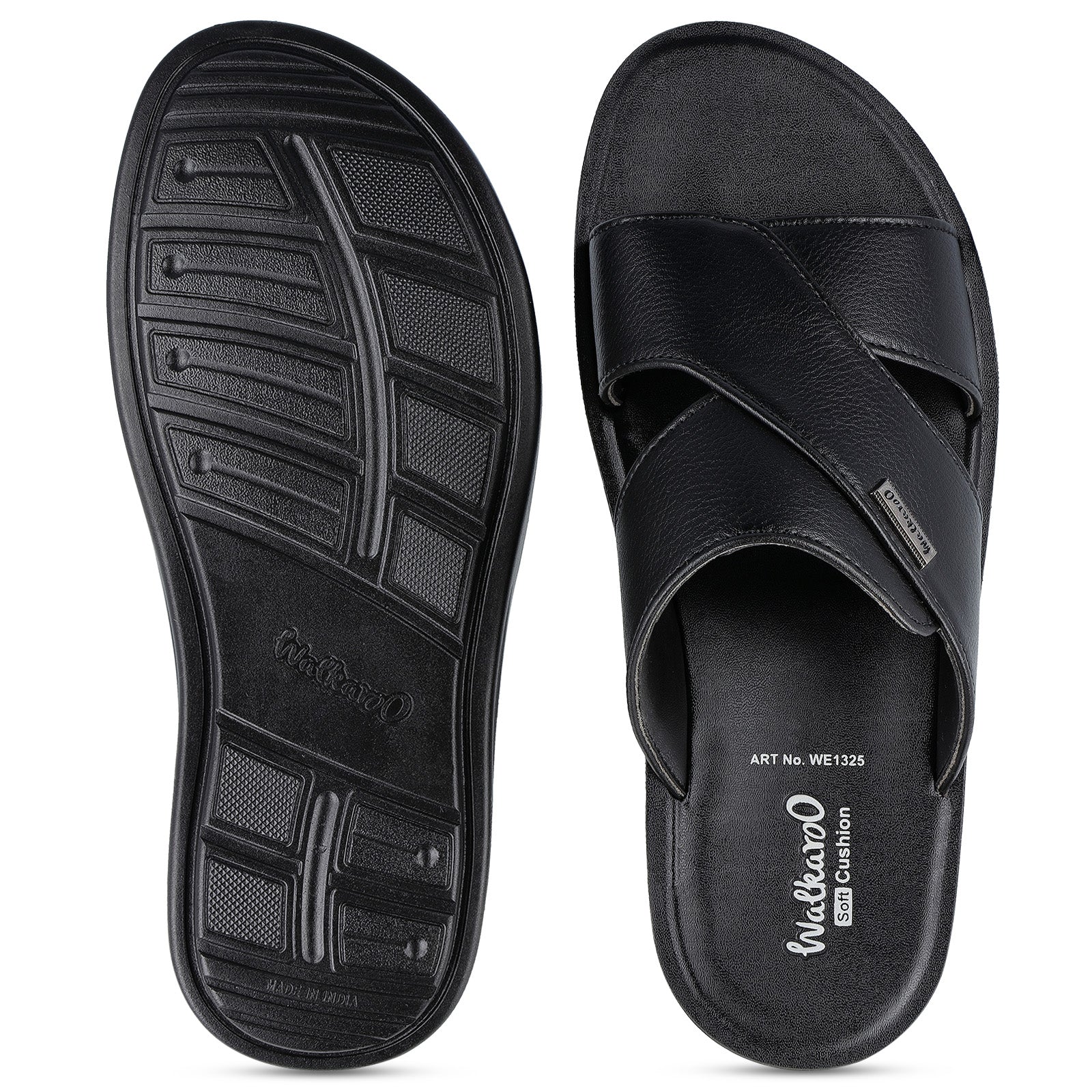 Men's Office Wear Sandals - WE1325 Black