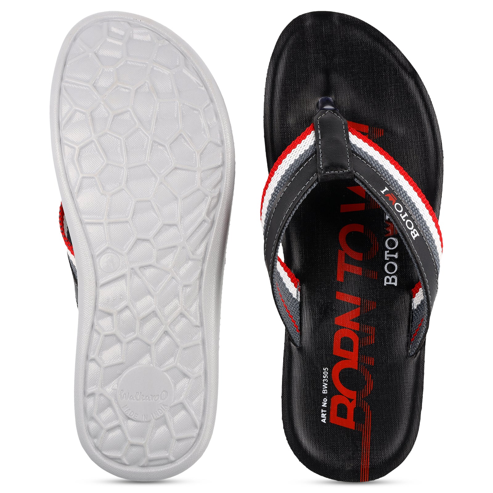 BOTOWI Men's Slipper - BW3505 Black