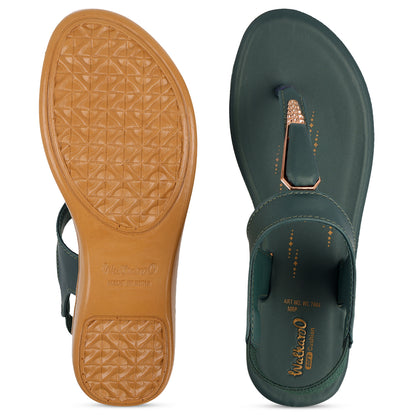 Women's Daily Wear Sandal  - WL7864 Green
