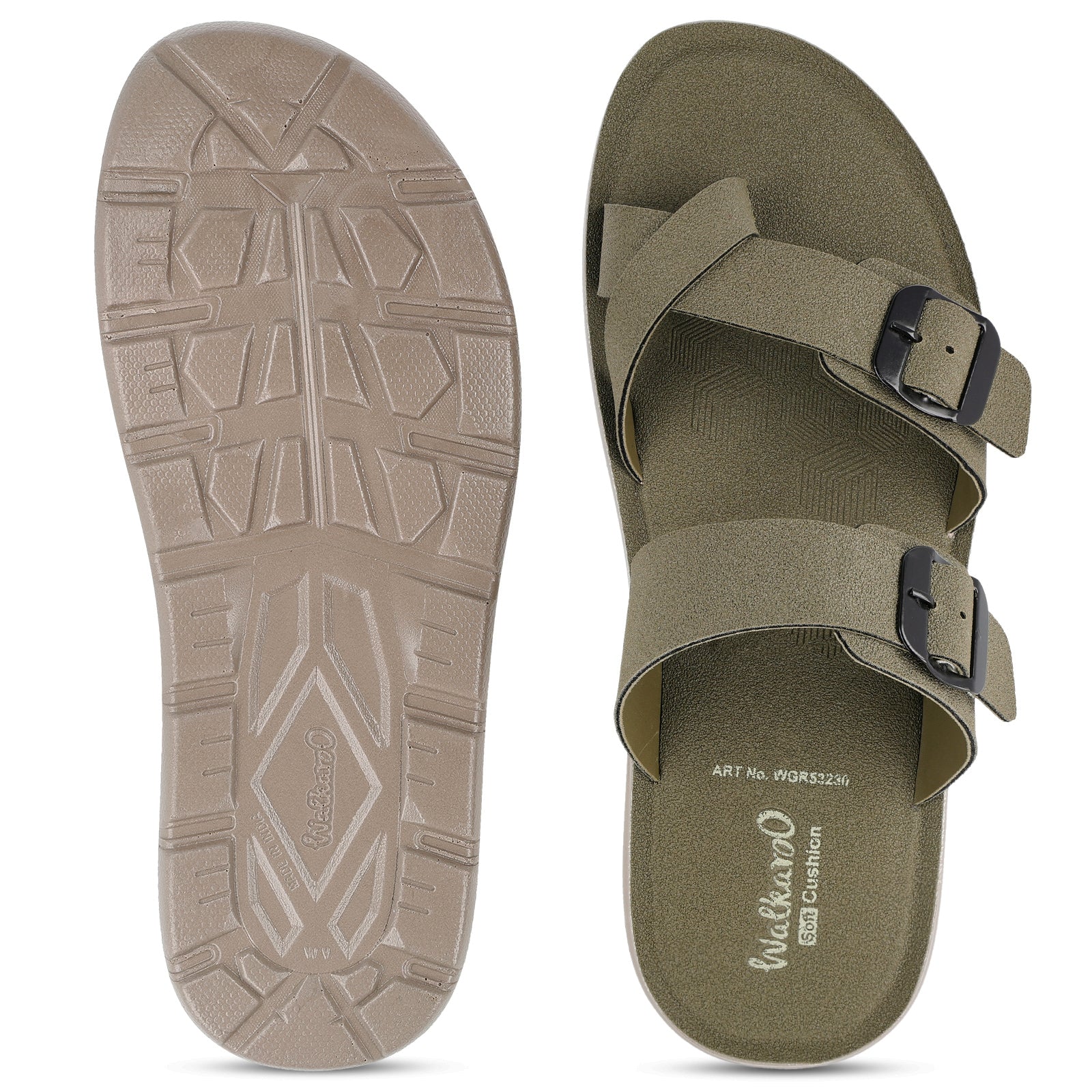 Men's Daily Wear Sandals - WGR53230 Olive
