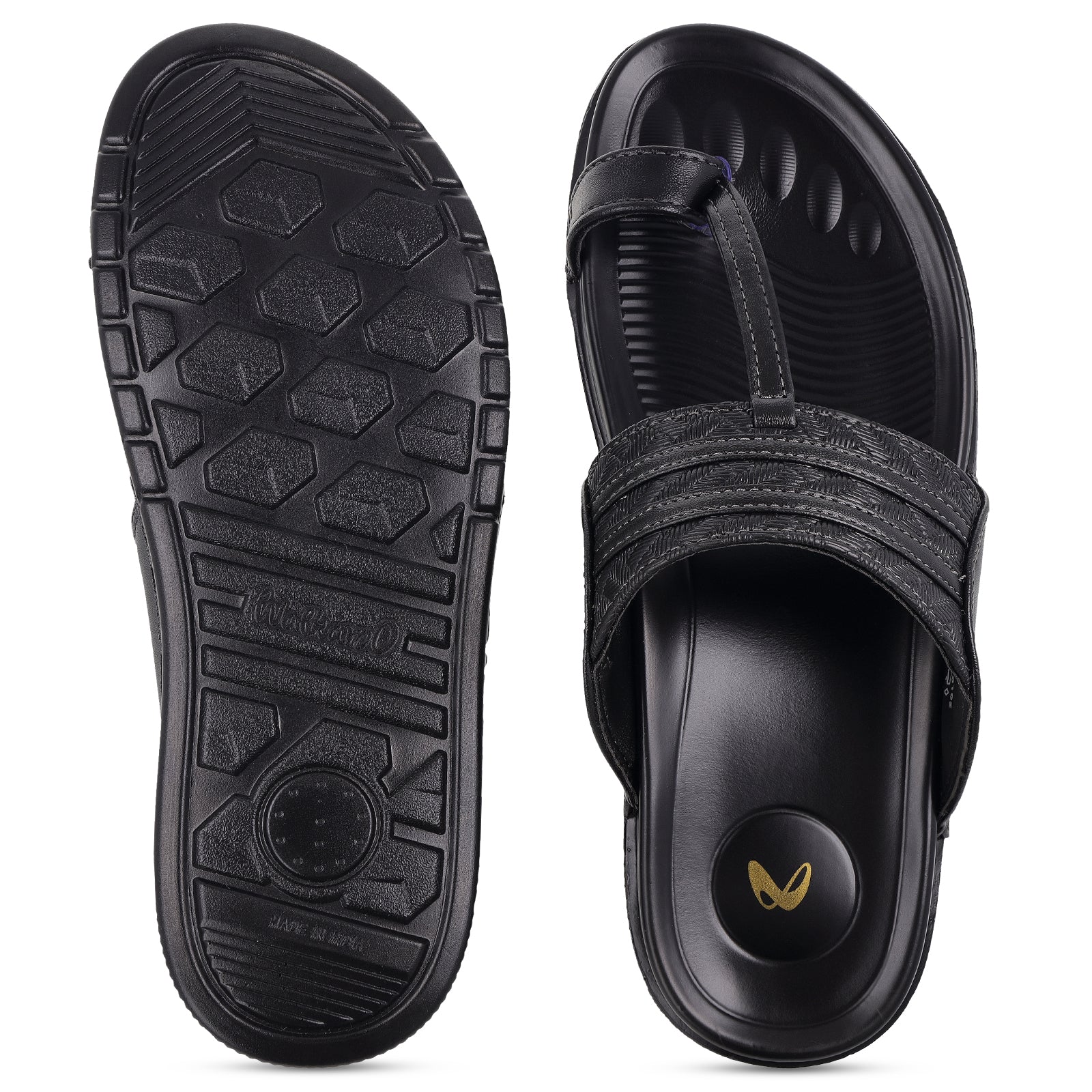 Men's Daily Wear Comfort Sandals - WGP53102 Black