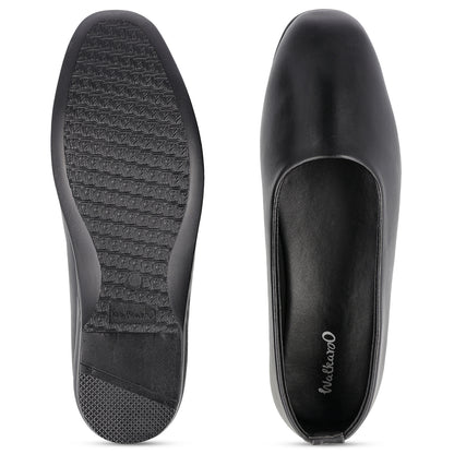 Women's Slip-On Formel Shoes - WF6201 Black