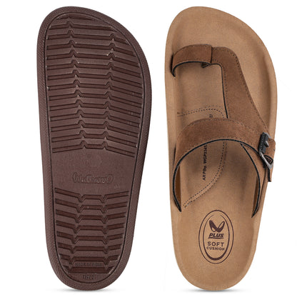 Men's Daily Wear Sandals - WGP53452 Brown
