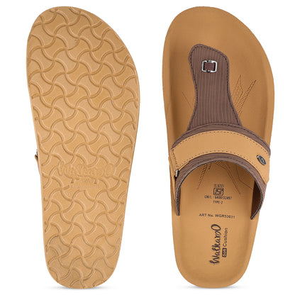 Men's Daily Wear Sandals - WGR53031 Mocha Brown