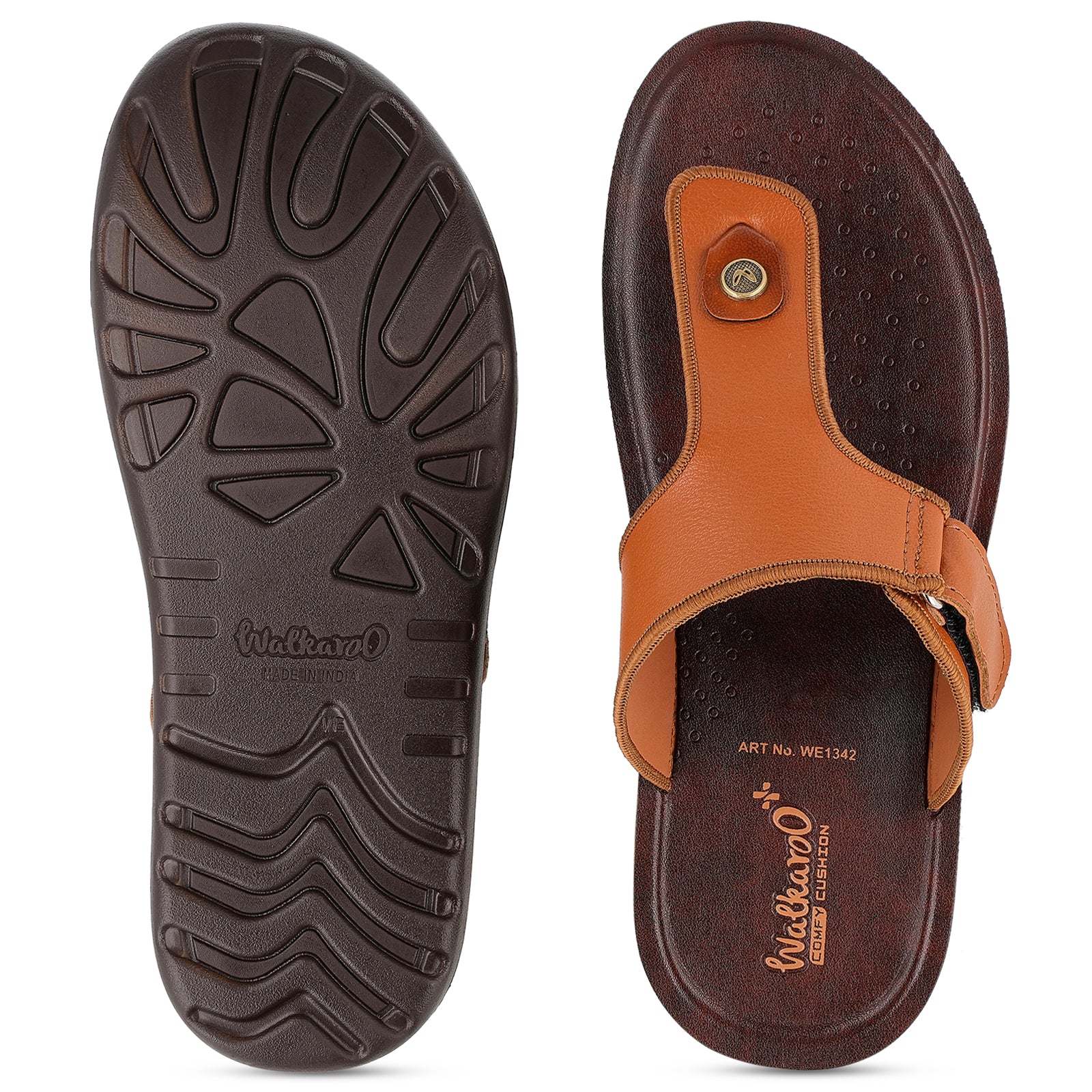 Men's Daily Wear Sandals- WE1342 Brown