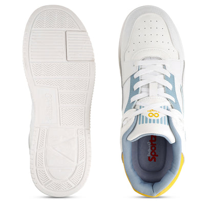 Men's Sports Sneakers - SGE24007 White Blue