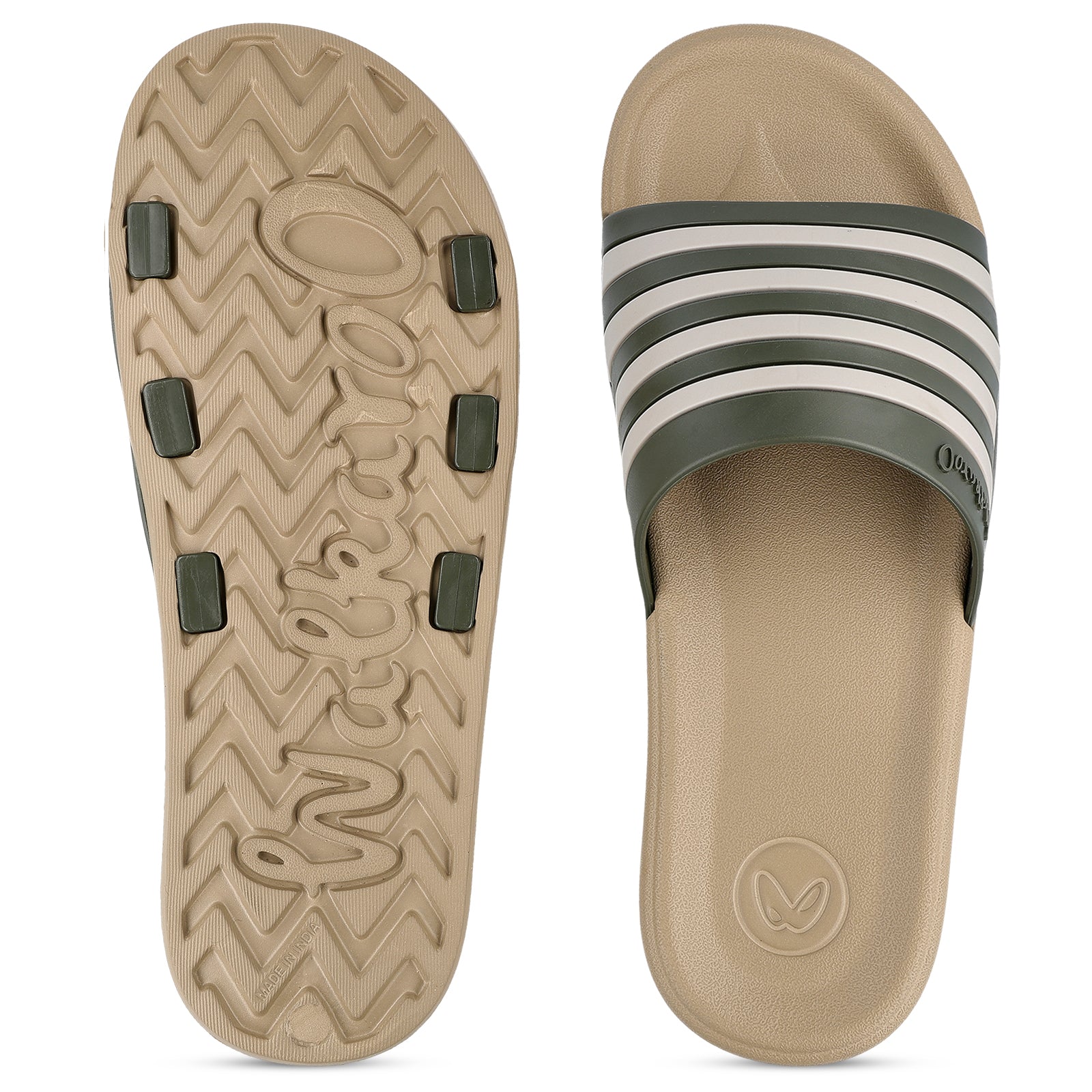 Men's Sliders - WC4819 Khaki Olive