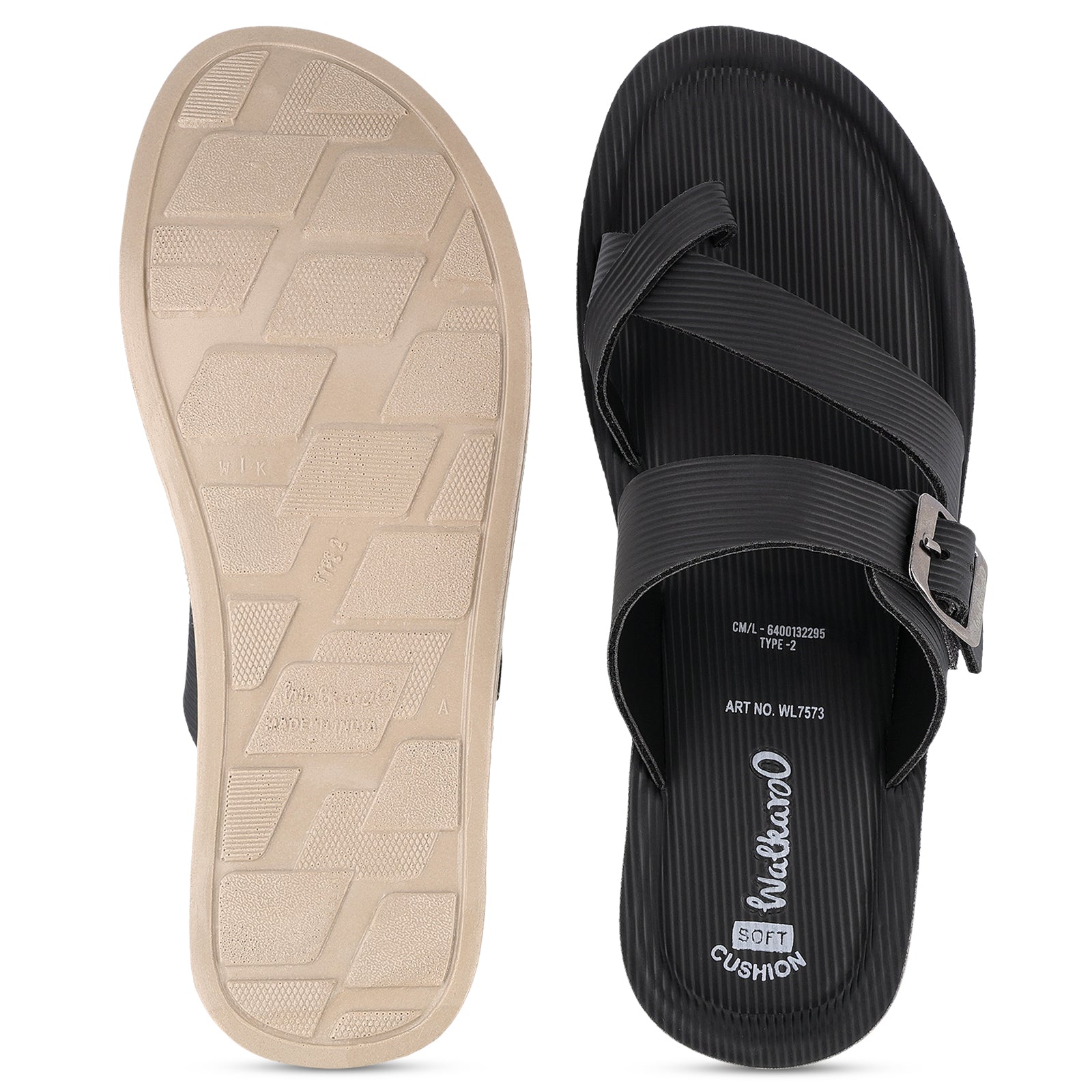 Women's Daily Wear Sandals  - WL7573 Black
