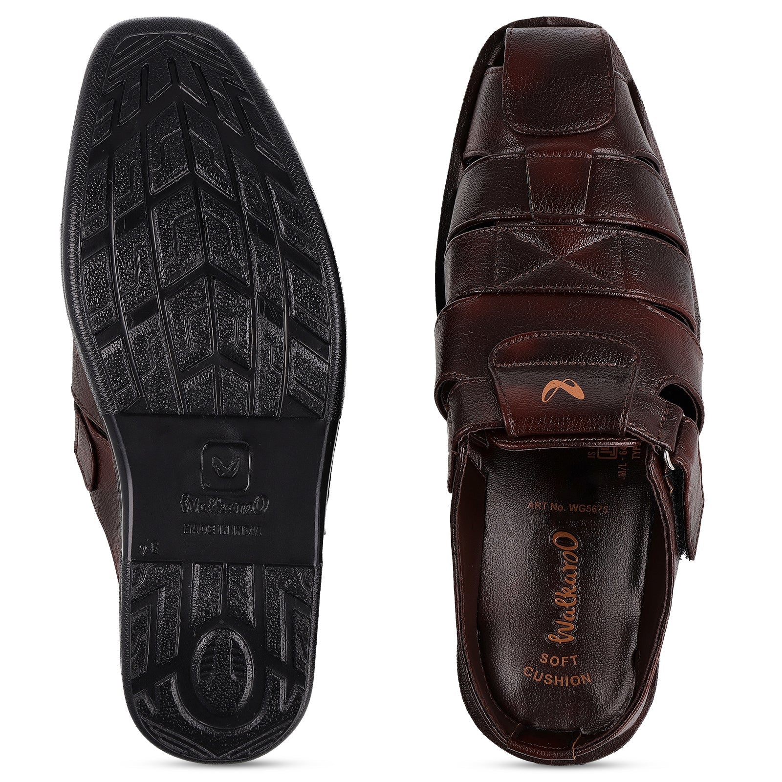 Men's  Roman Sandals - WG5675 Brown