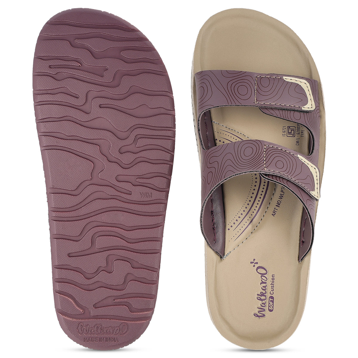 Women's Daily Wear Sandals - WLP74071 Mulberry