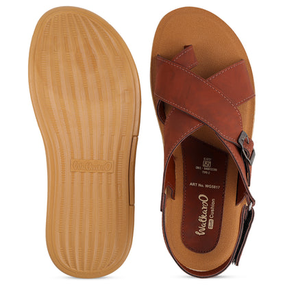 Men's Daily Wear Sandals  - WG5817 Barn Red