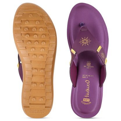 Women's Daily Wear Sandals  - WL7212 Plum