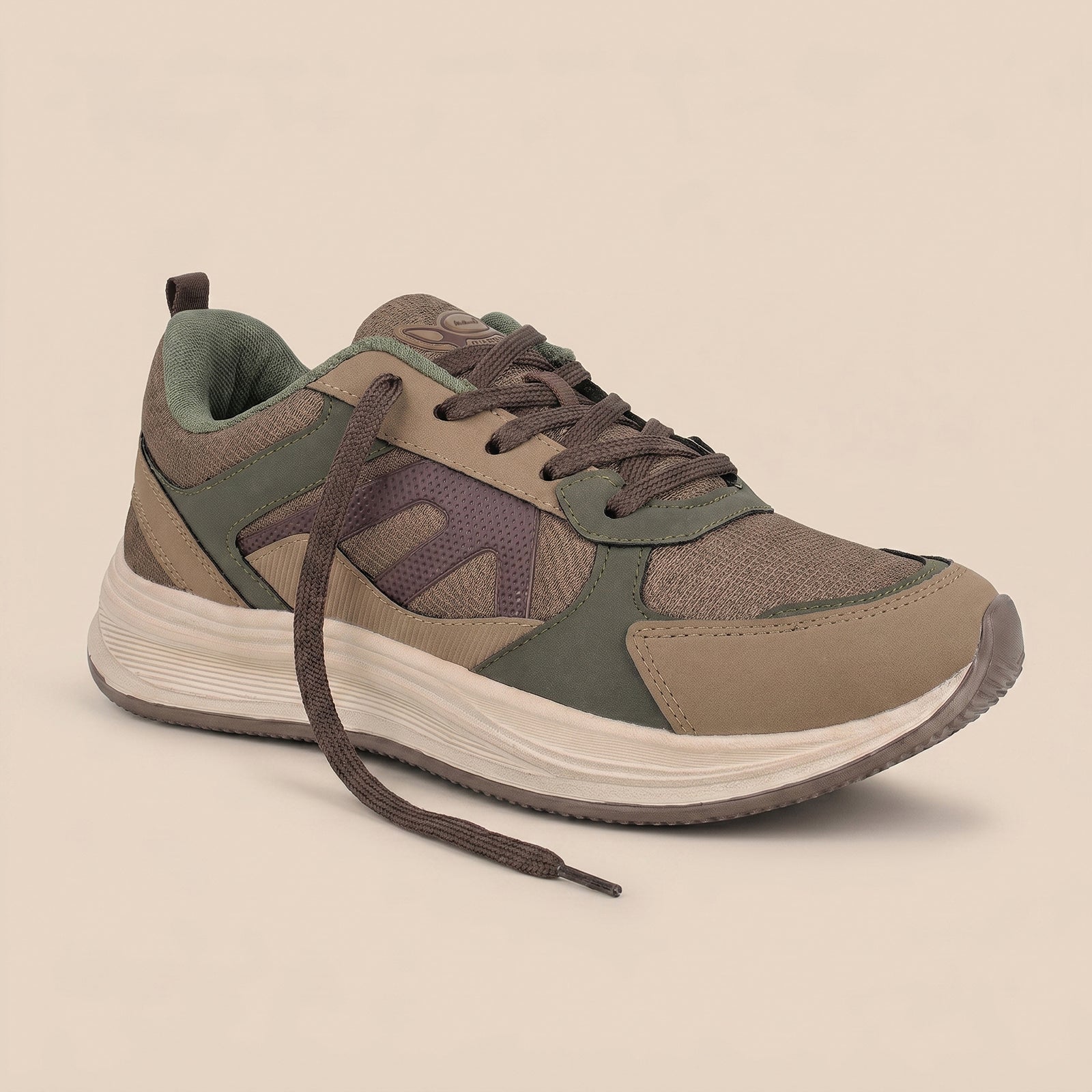 Men's Sports Shoe -ONG97009 Greige