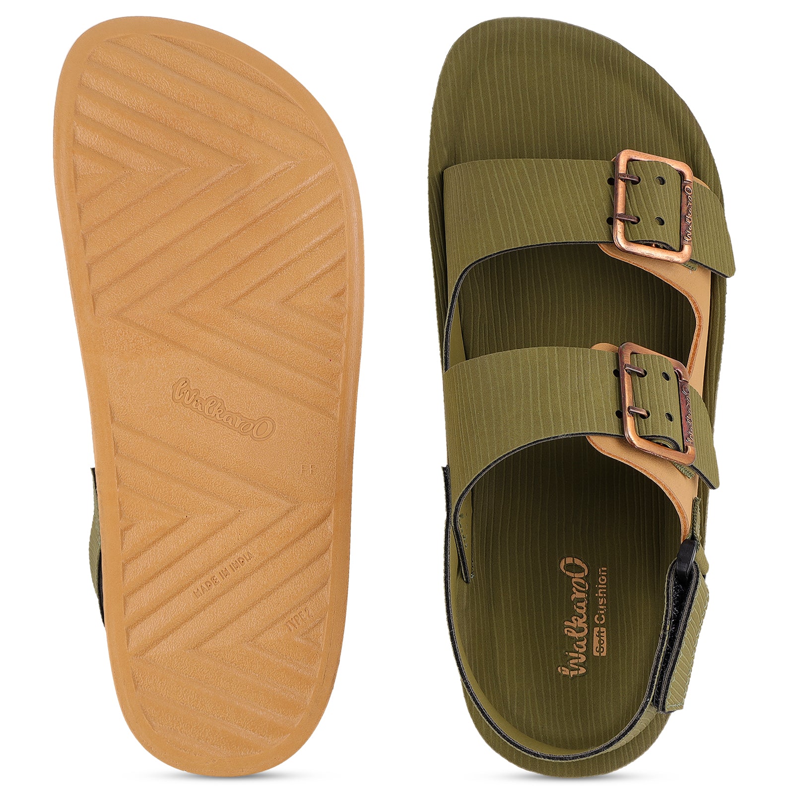 Men's Daily Wear Sandals - WGR58051 Olive