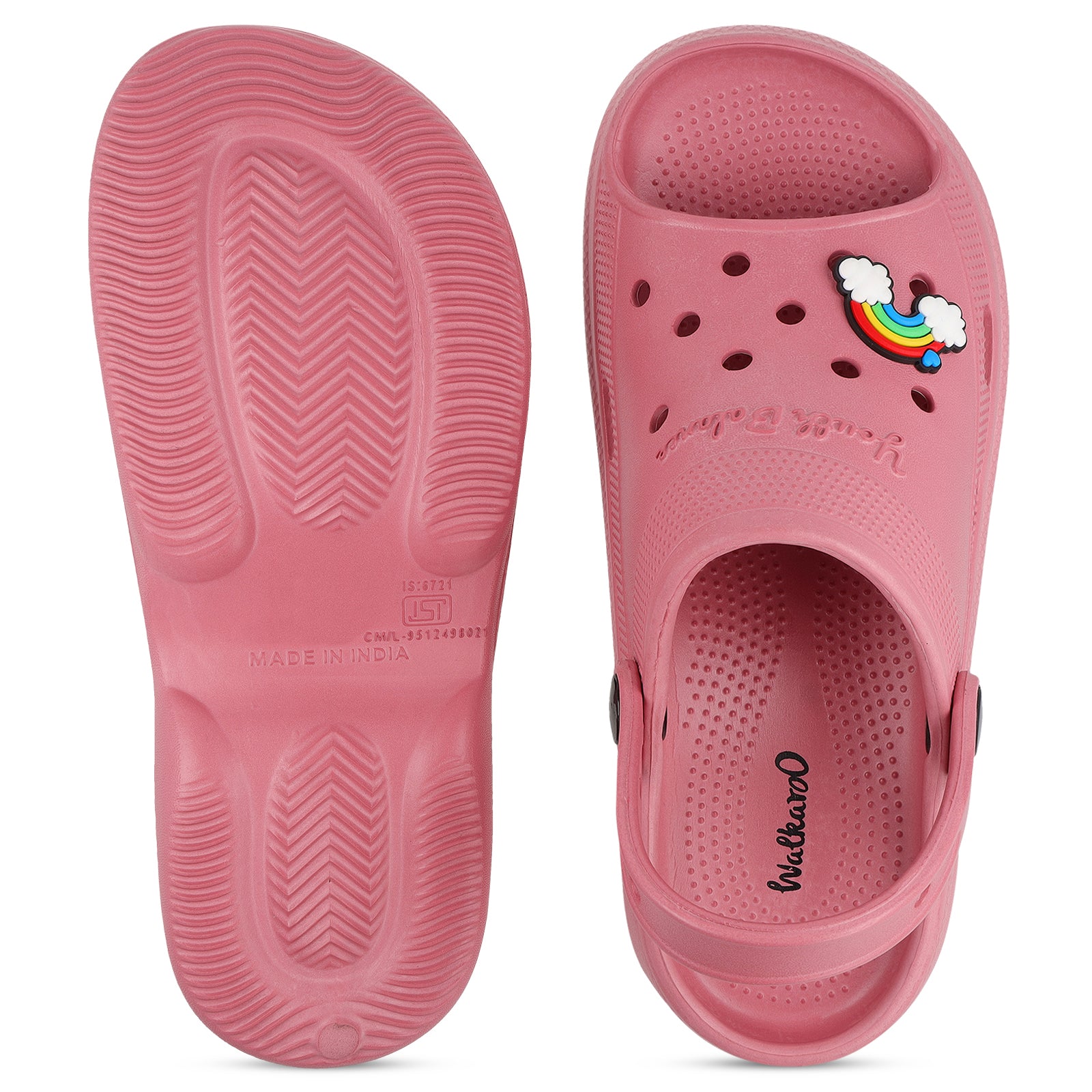Walkaroo Women's Clogs  - WC8937 Dark Peach