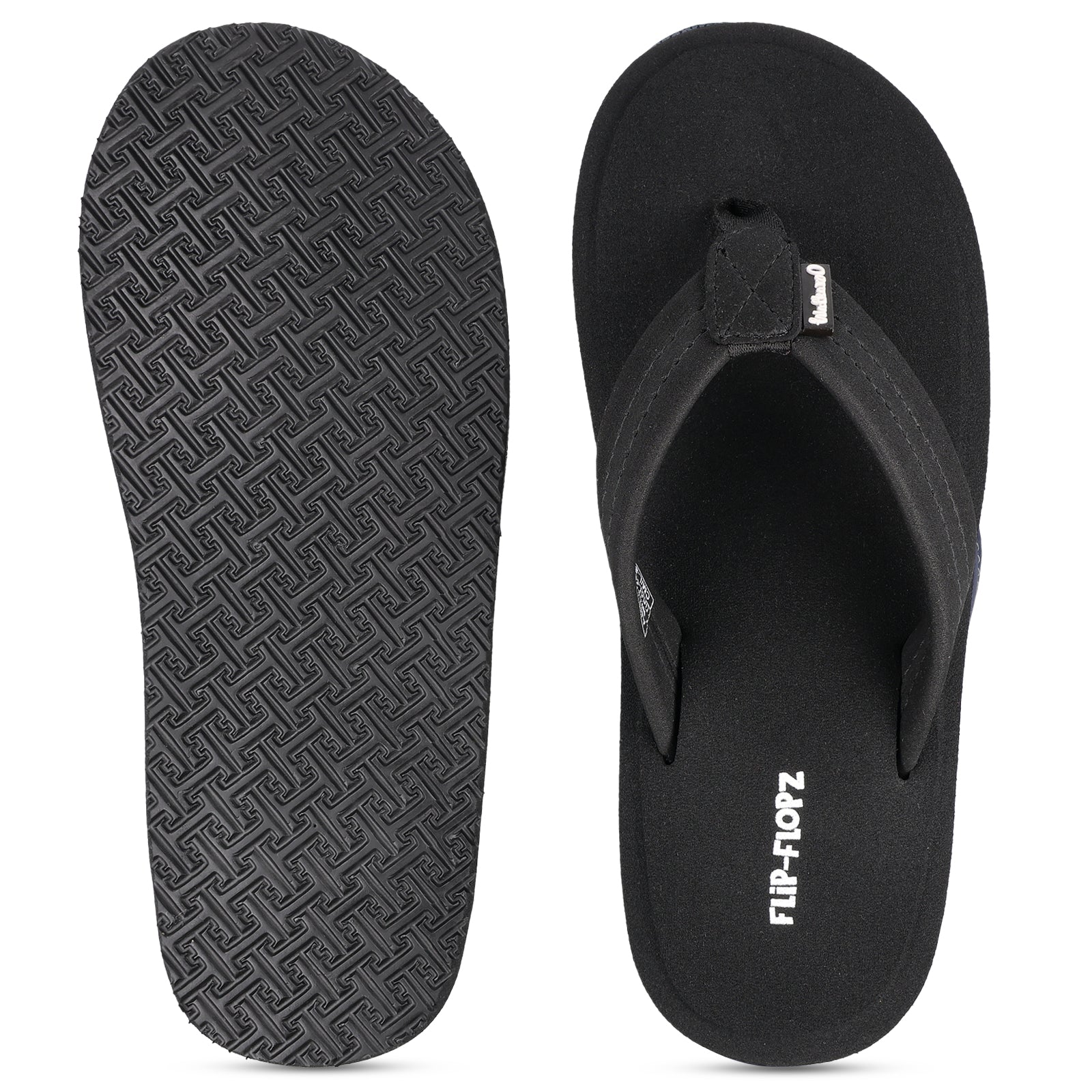 Men's Flip-Flop Slippers - WC6629 Black