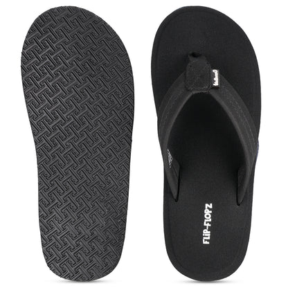 Men's Flip-Flop Slippers - WC6629 Black